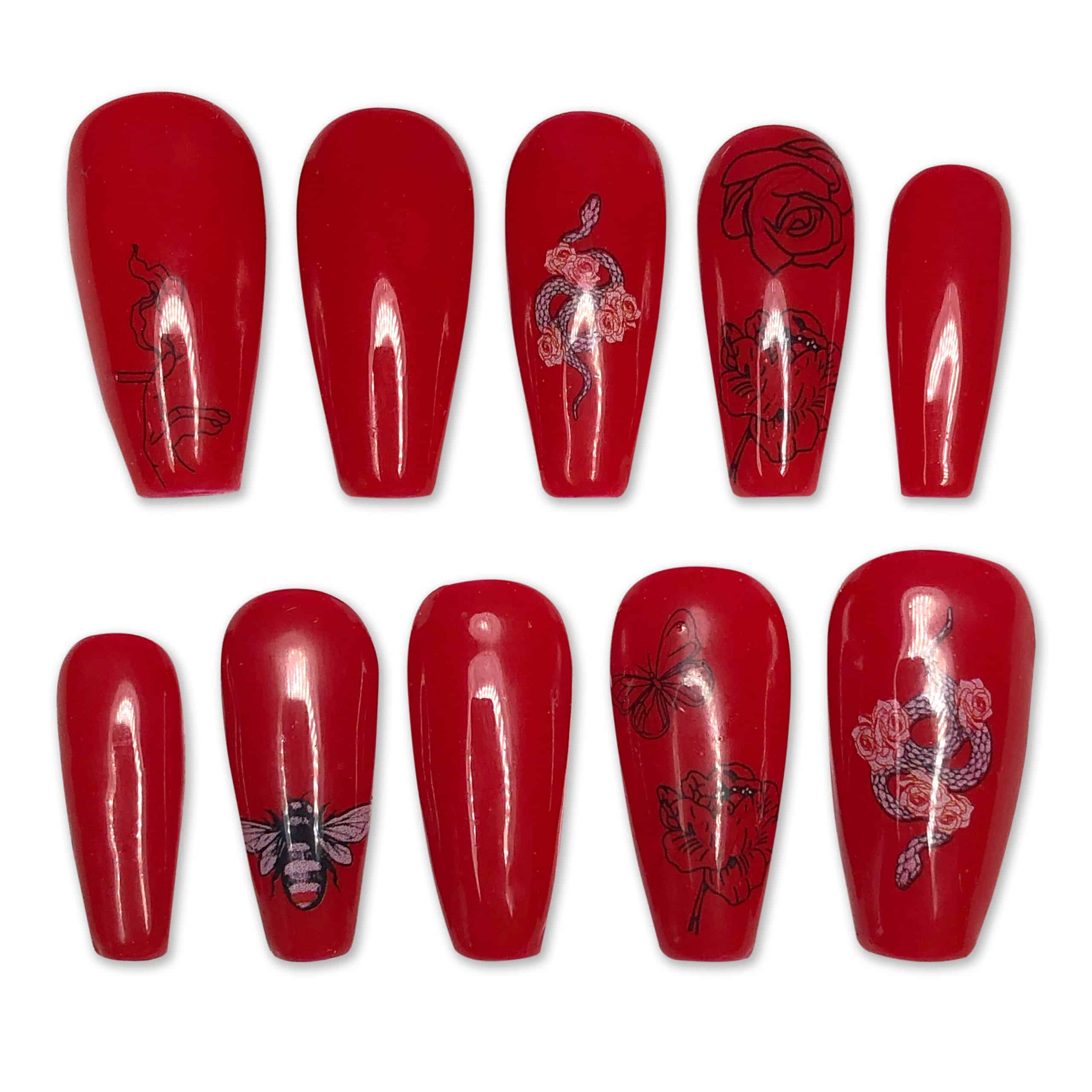 Scarlet-Red-Set-Finger-Candie